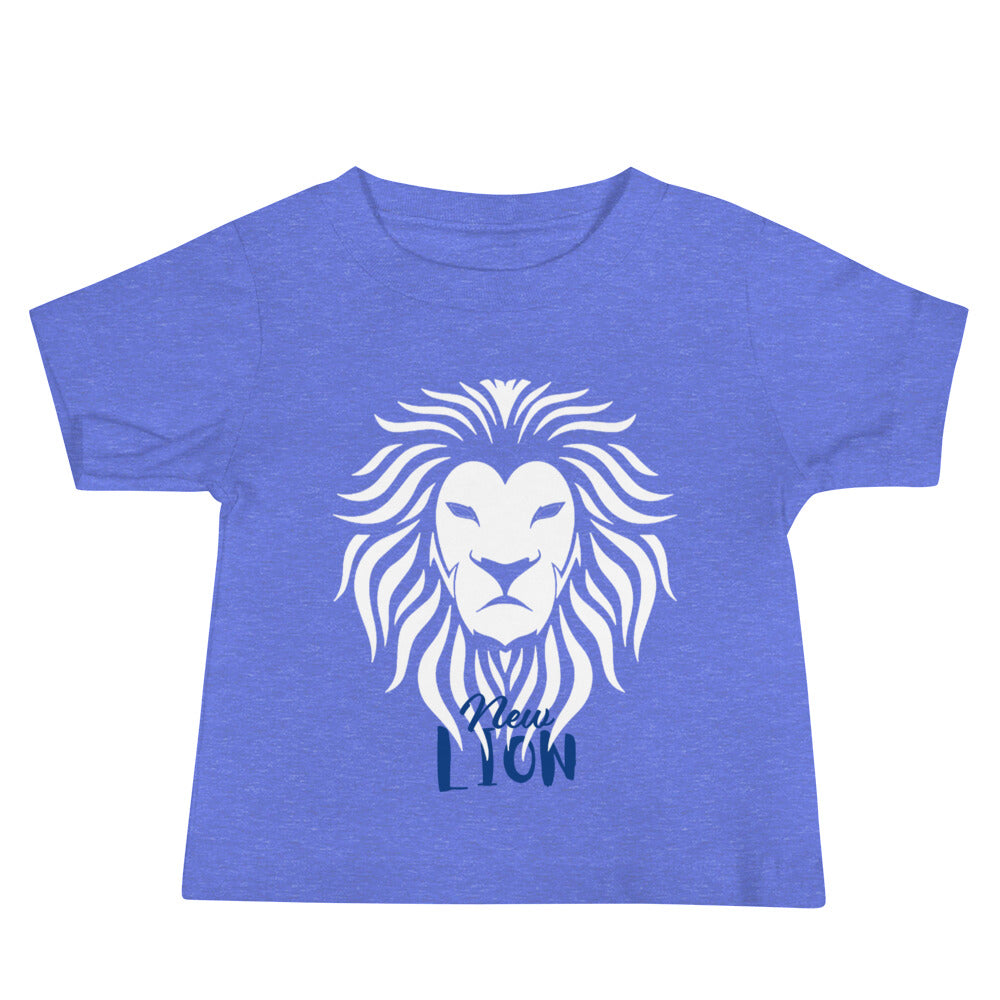 Baby Jersey Short Sleeve Tee: "New Lioness" Blue Edition