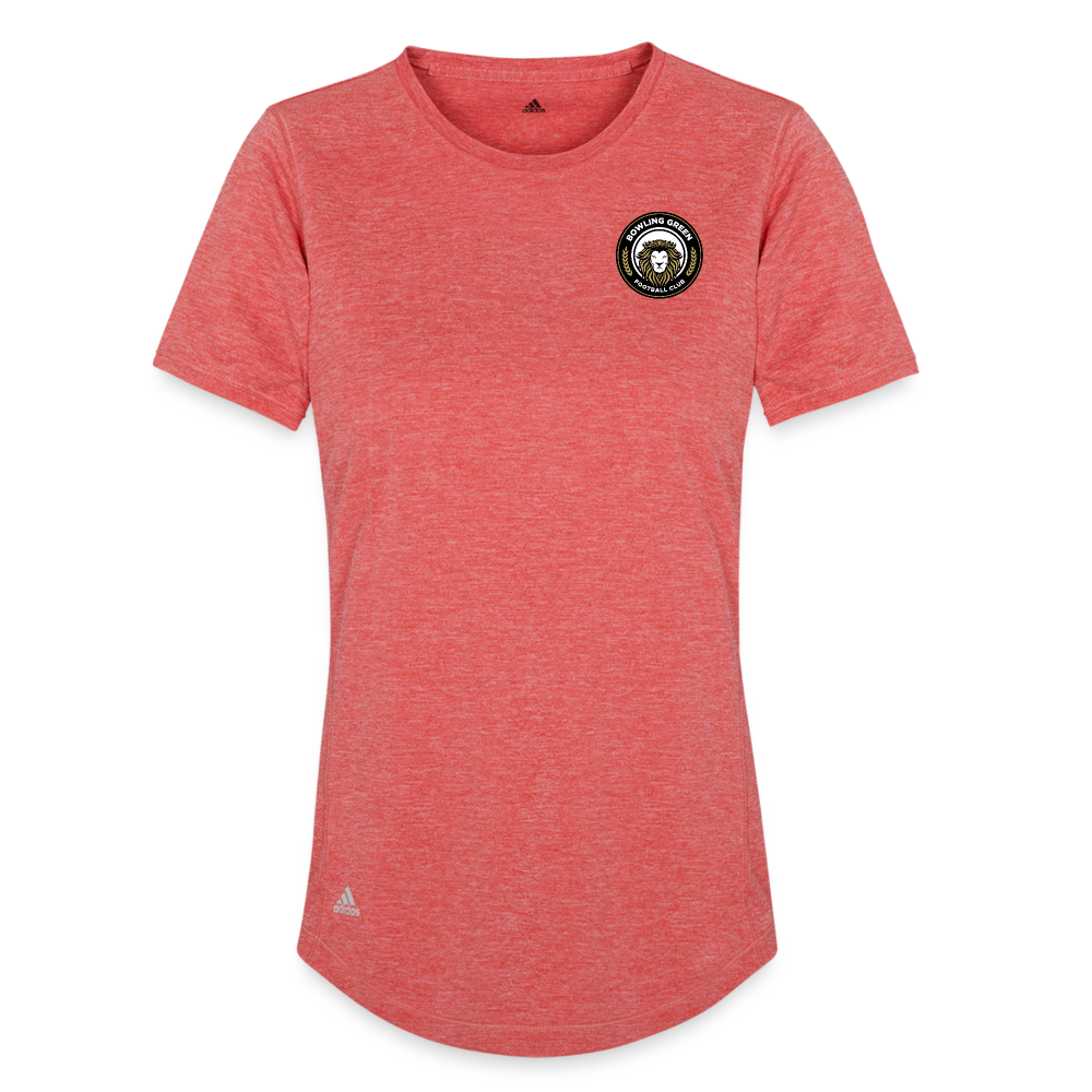 Adidas Women's Recycled Performance T-Shirt - mid heather red